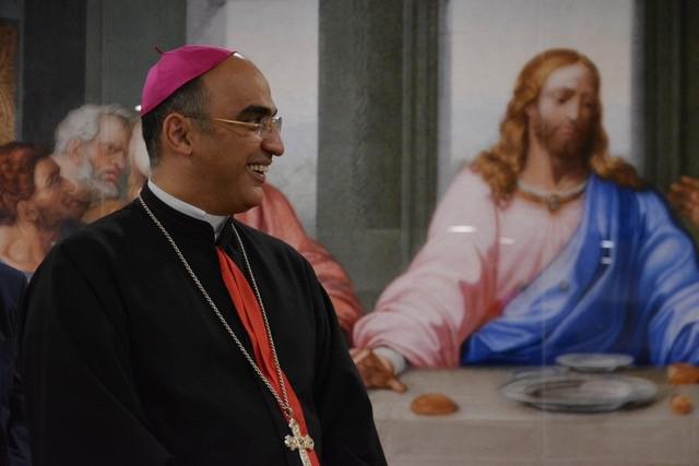 Mgr. Saad Sirop Hanna, hulpbisschop van Bagdad en paus Franciscus’ gezant bij de Chaldeeuwse gemeenschappen in Europa © Musa Yaramis Mgr. Saad Sirop Hanna, hulpbisschop van Bagdad en paus Franciscus’ gezant bij de Chaldeeuwse gemeenschappen in Europa © Musa Yaramis