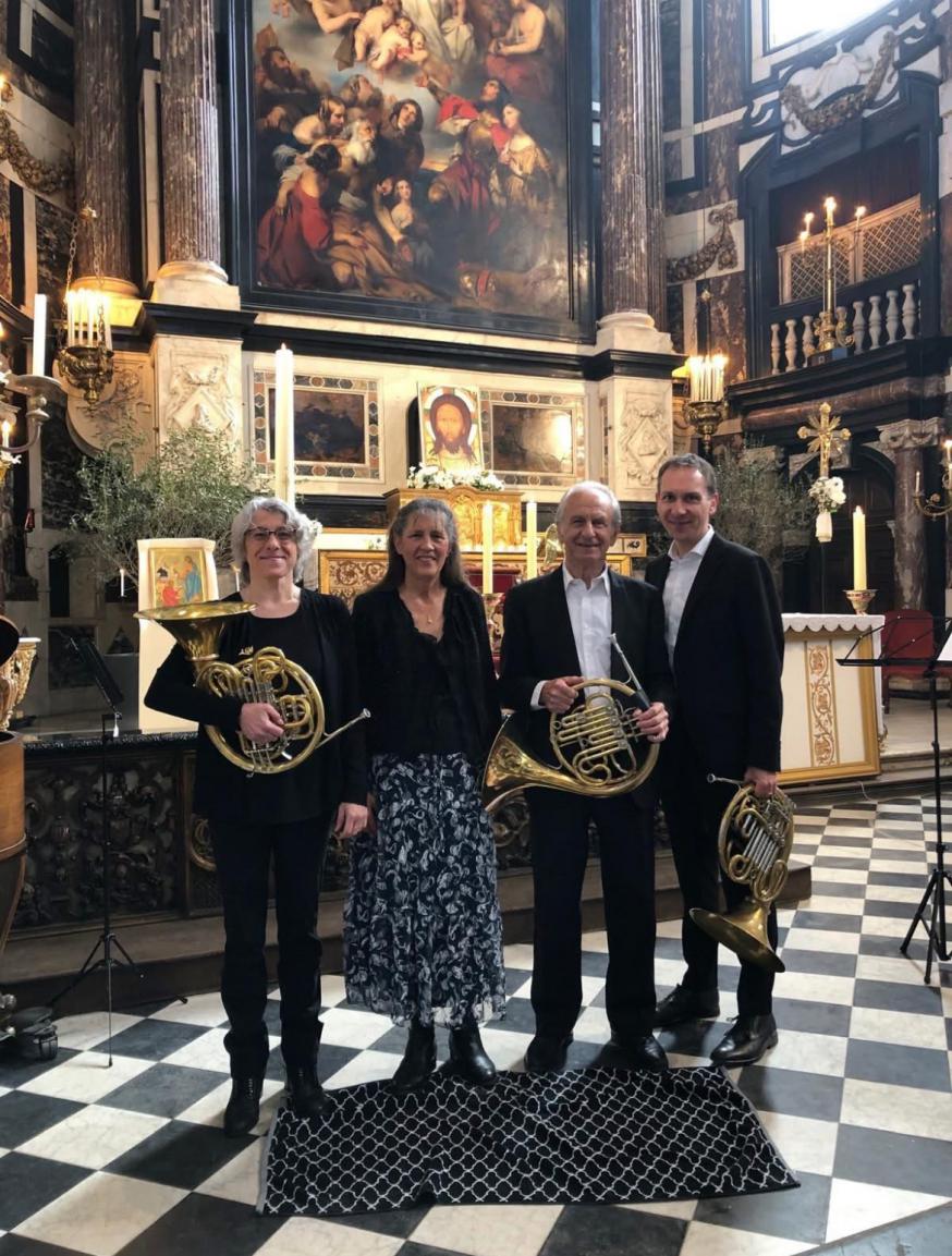 Sabine Van Dingenen (hoorn), Nicole De Paepe (piano), Ernest Maes (hoorn), Michiel Van Camp (hoorn) 