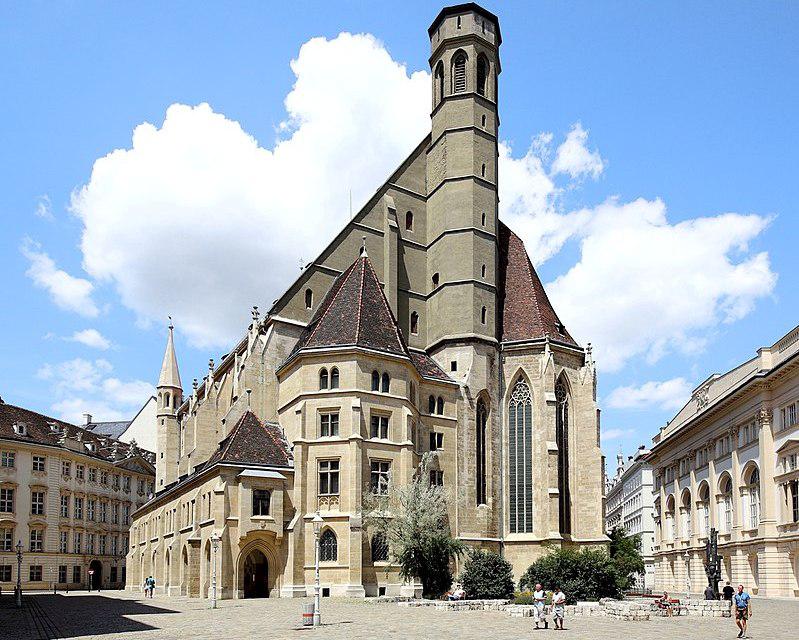 De minoritenkirche in Wenen © Wikipedia