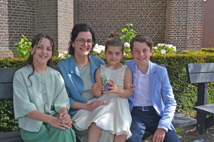 Moeder met 3 kinderen 