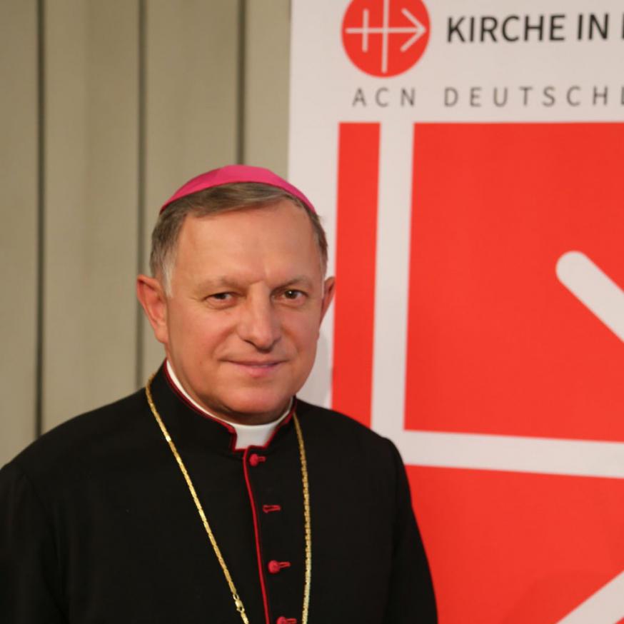 Bisschop Mieczyslaw Mokrzycki © Kerk in Nood