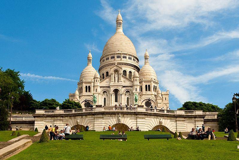 De H. Hartbasiliek van Montmartre © Wikipedia De H. Hartbasiliek van Montmartre © Wikipedia
