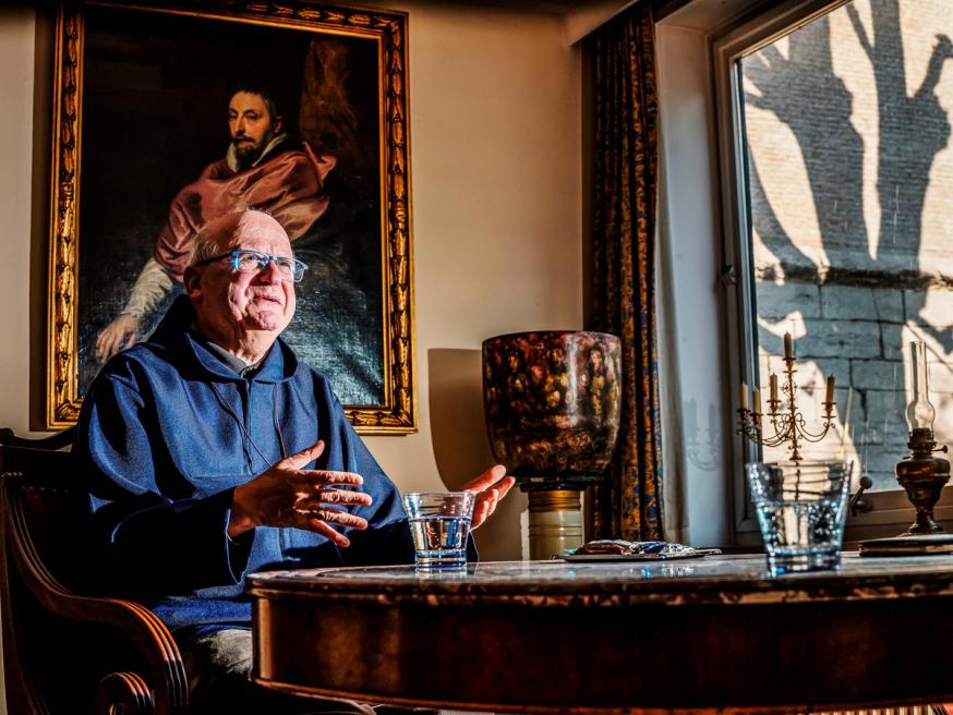Paasinterview bisschop Lode © Nieuwsblad, foto: Inge Kinnet
