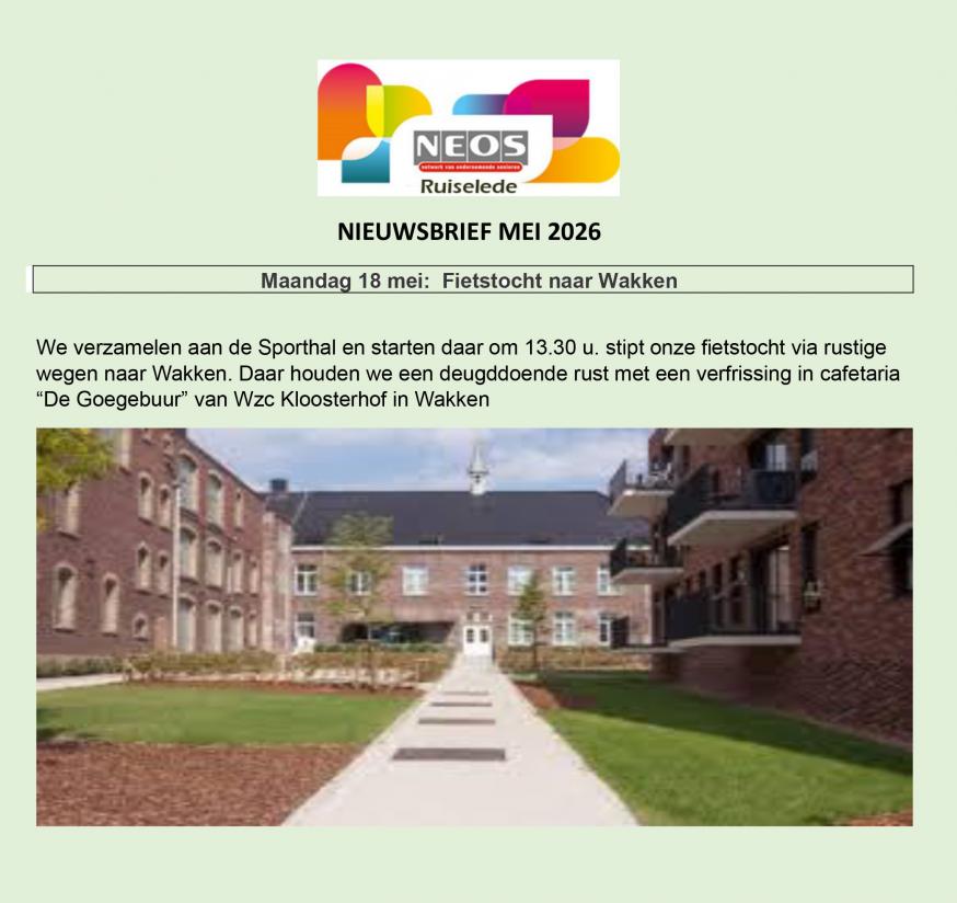 Neos fietstocht Wakken 