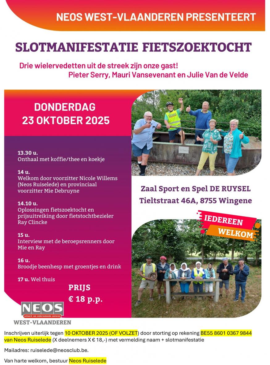 Neos fietszoektocht 