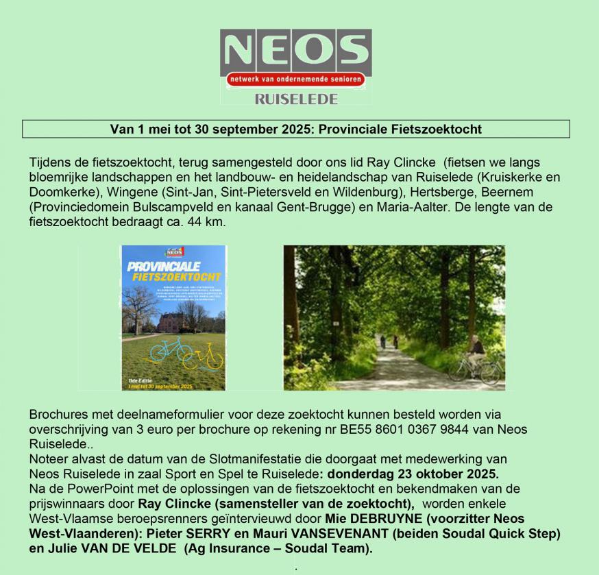 Neos fietszaoektoch 