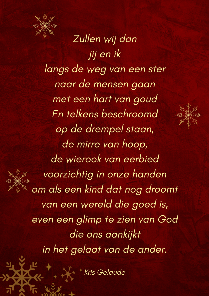 Nieuwjaarswens voor 2026 © PE Sint-Germanus Ardooie