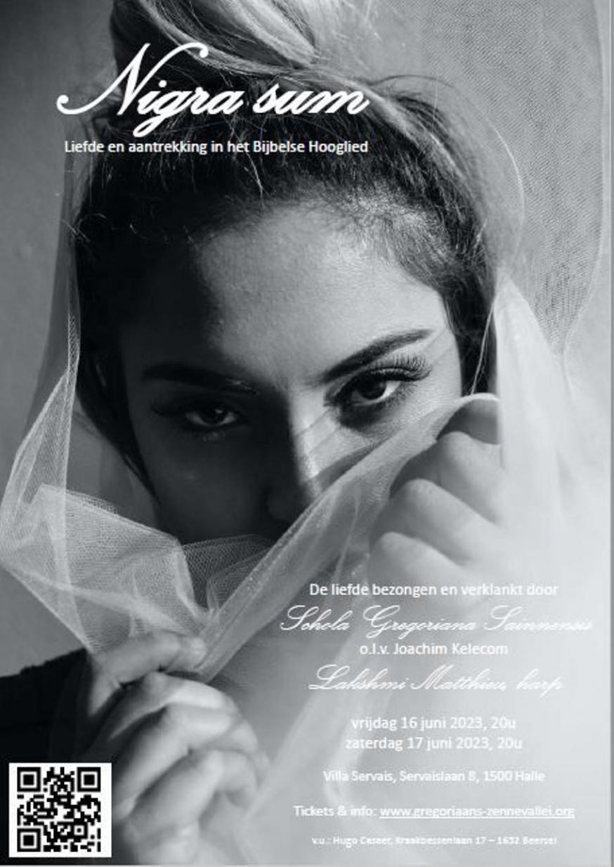 Concert dor de Schola Gregoriana Sainnensis op 16 en 17 juni om 20u in de Villa Servais te Halle. 