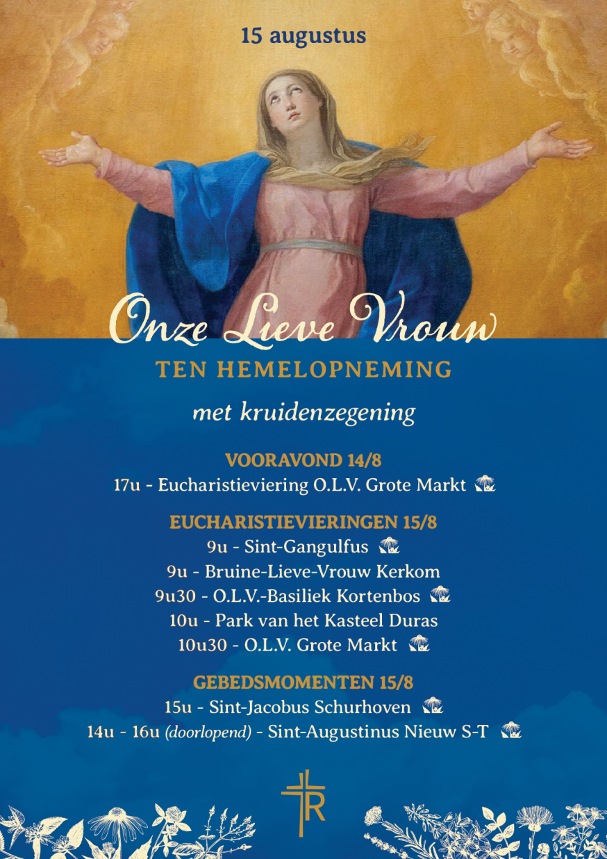 O.L.V. TEN HEMELOPNEMING met KRUIDENZEGENING (2025) 