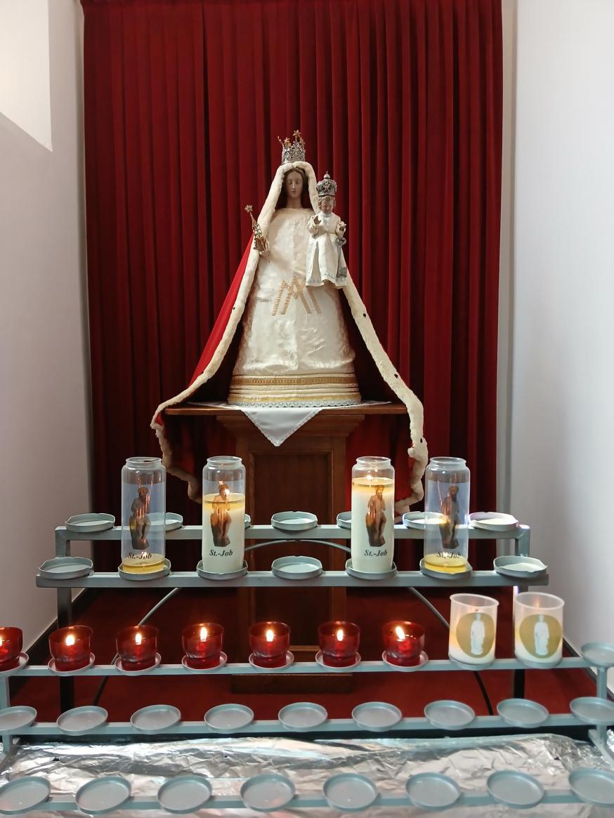 De offertafel van Onze-LIeve-Vrouw in de Sint-Jobkerk. © Heidi Claessen