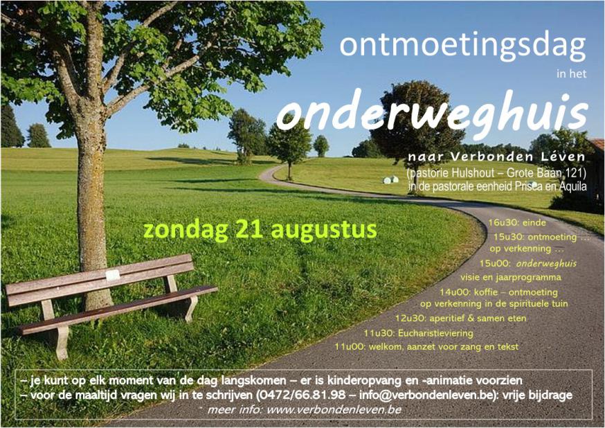 Ontmoetingsdag in het onderweghuis 