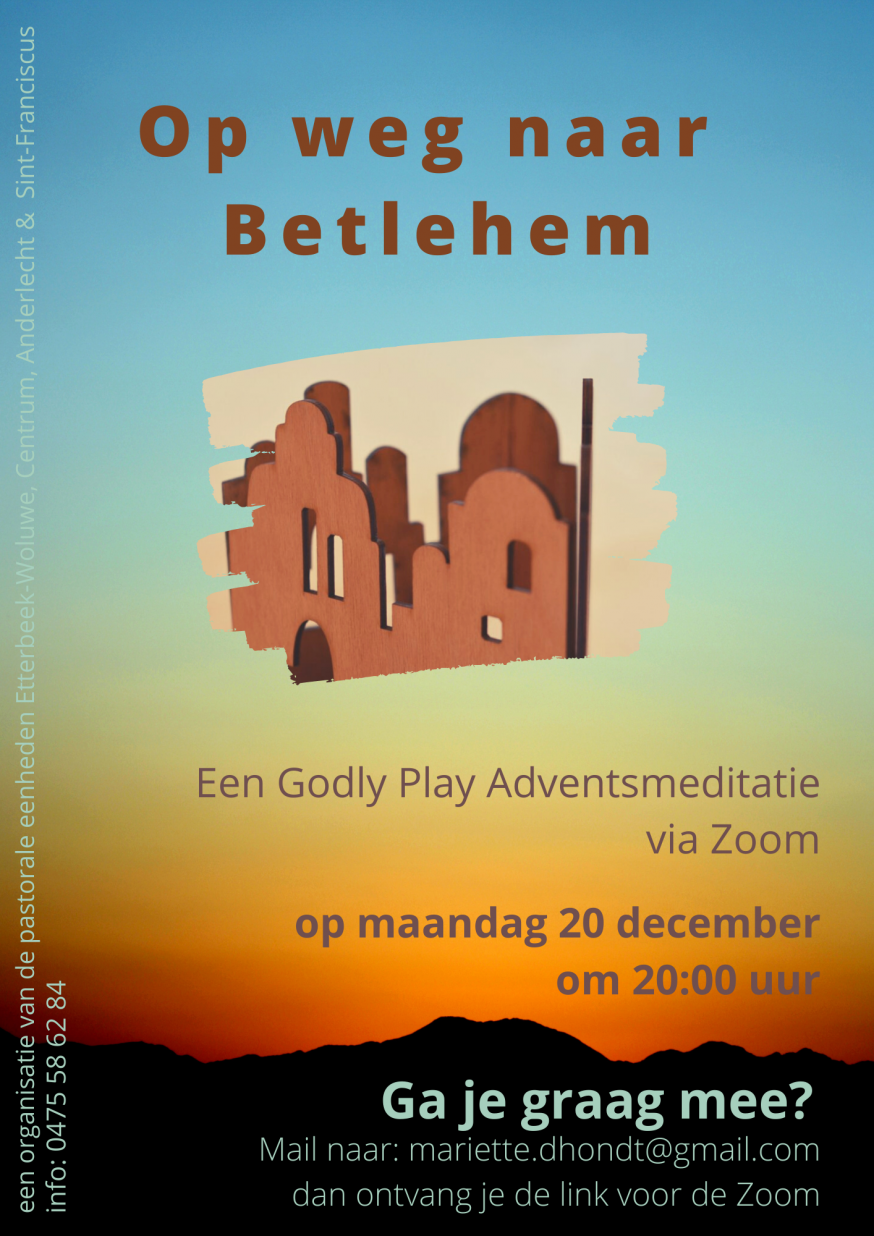 Op weg naar Betlehem © Mariette Dhondt