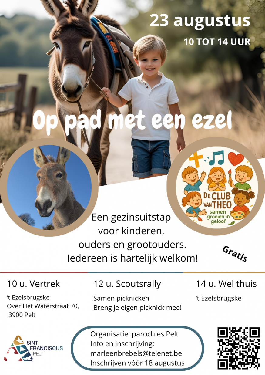 op stap met de ezel © canva