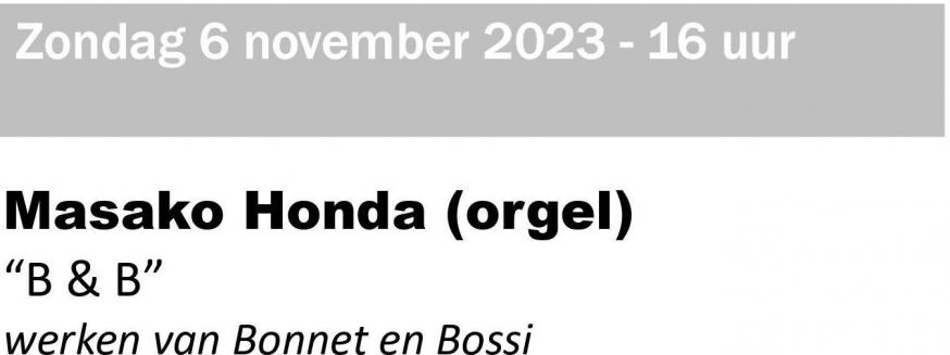 orgelconcert 06/11 