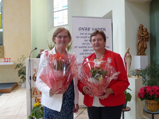 Nicole Hellin en Rita Verschuere werden aangesteld als gebedsleiders. 
