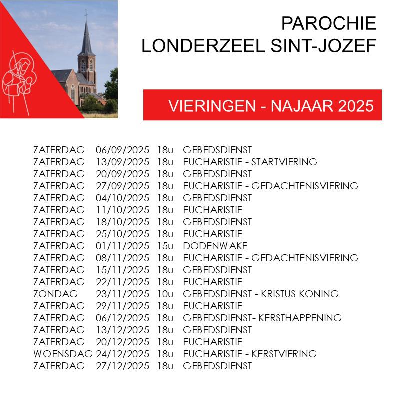 Vieringen najaar 2025 
