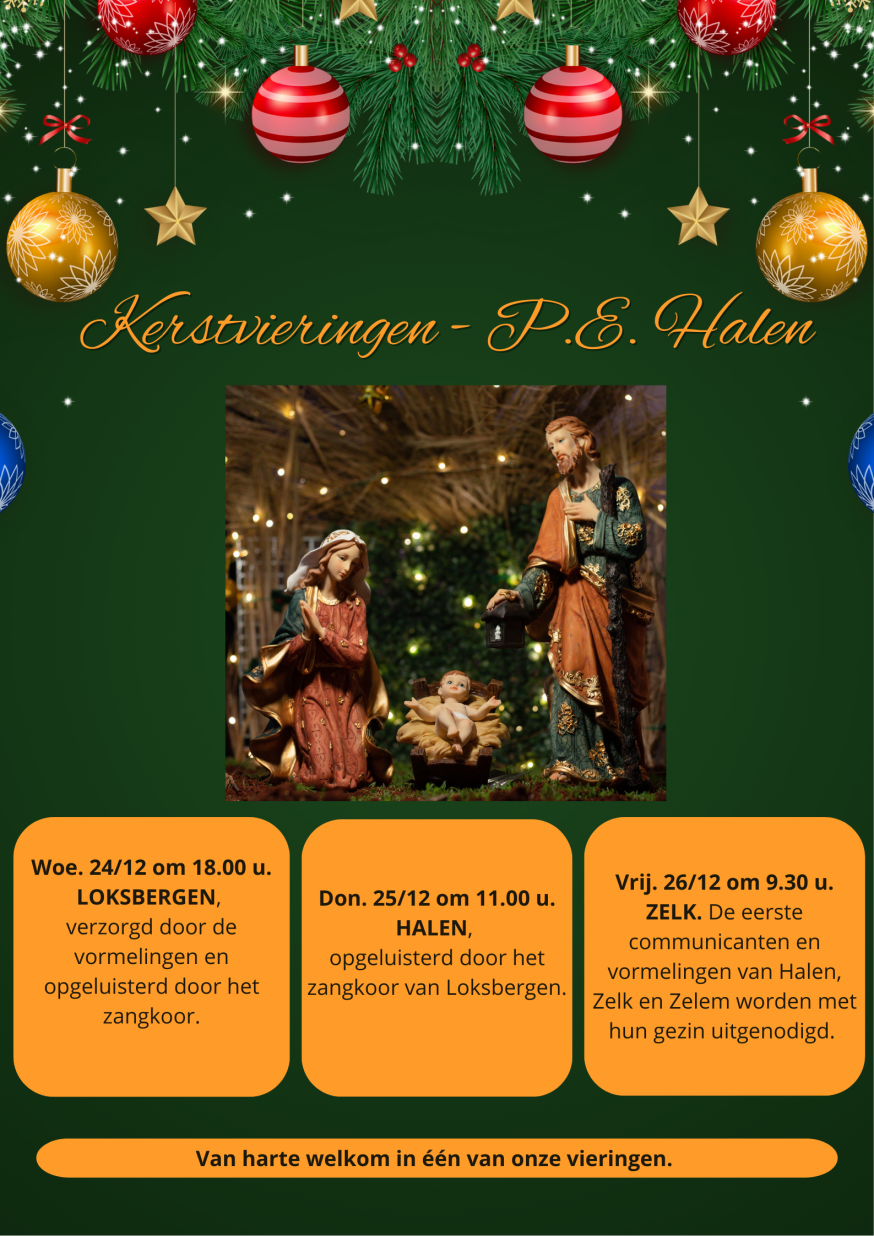 Vieringen bij Kerstsmis 