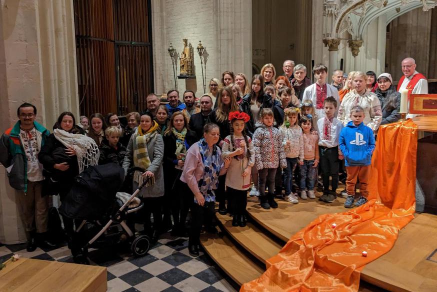 Bidden voor vrede in Oekraïne één jaar later © Pastorale zone Leuven aan de Dijle