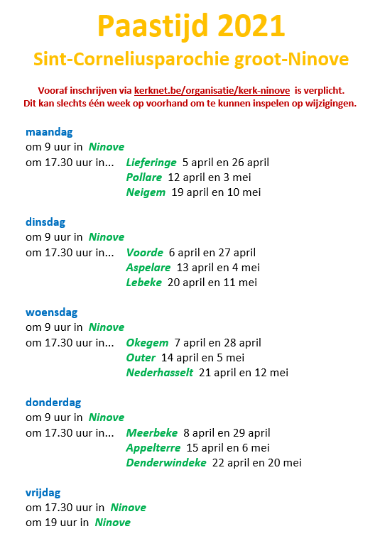 Paastijd 2021 © Alexander Vandaele