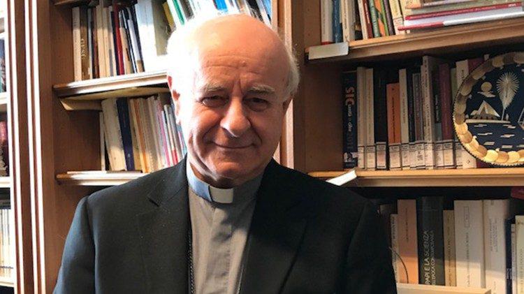 Aaartsbisschop Paglia, de voorzitter van de Pauselijke Academie voor het Leven © Vatican Media