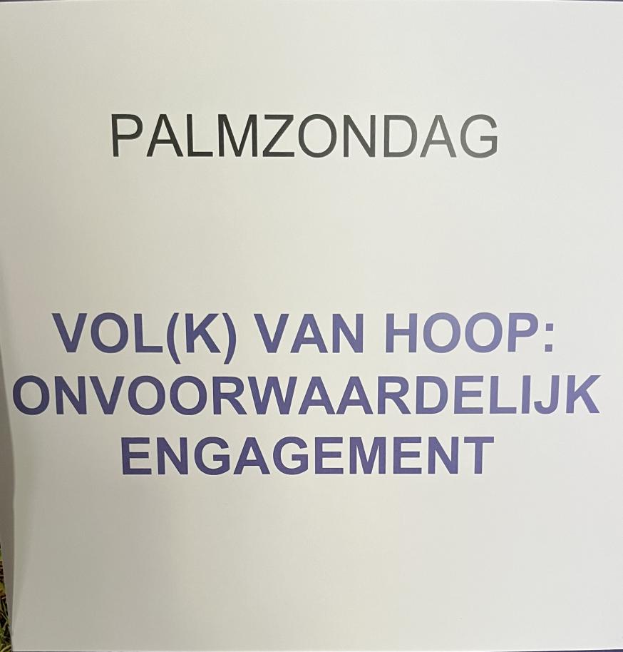 Palmzondag © Broederlijk Delen