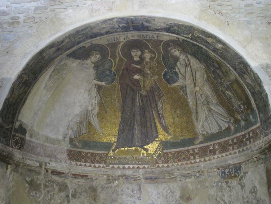 De beroemde mozaïek van Panagia Angeloktisti © Wikipedia