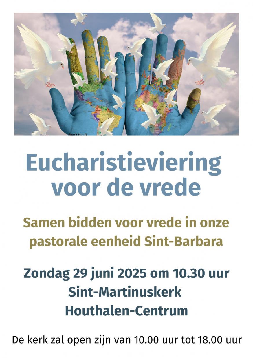 Samen bidden voor vrede in onze pastorale eenheid Sint-Barbara 