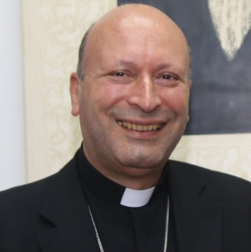 Pauselijke nuntius Mgr. Coppola 