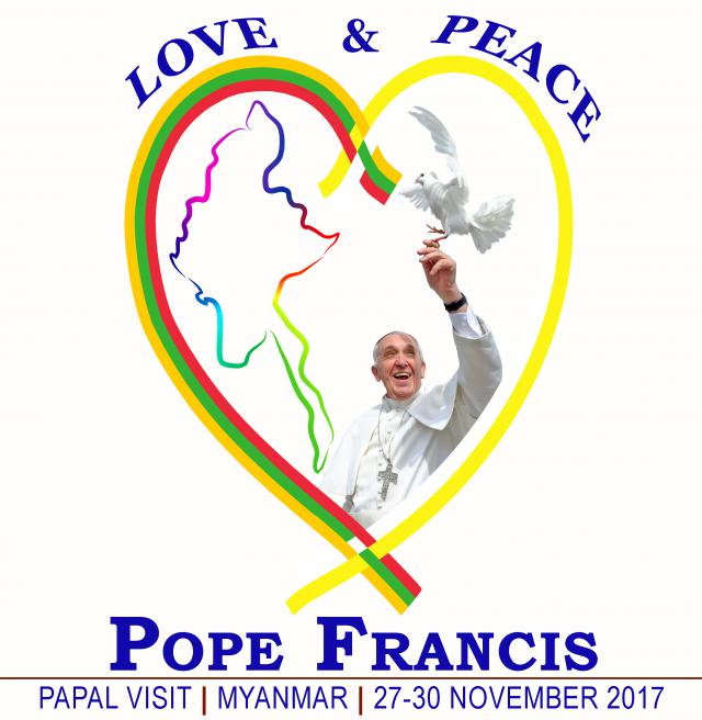 Het logo van de reis van paus Franciscus naar Myanmar © VIS