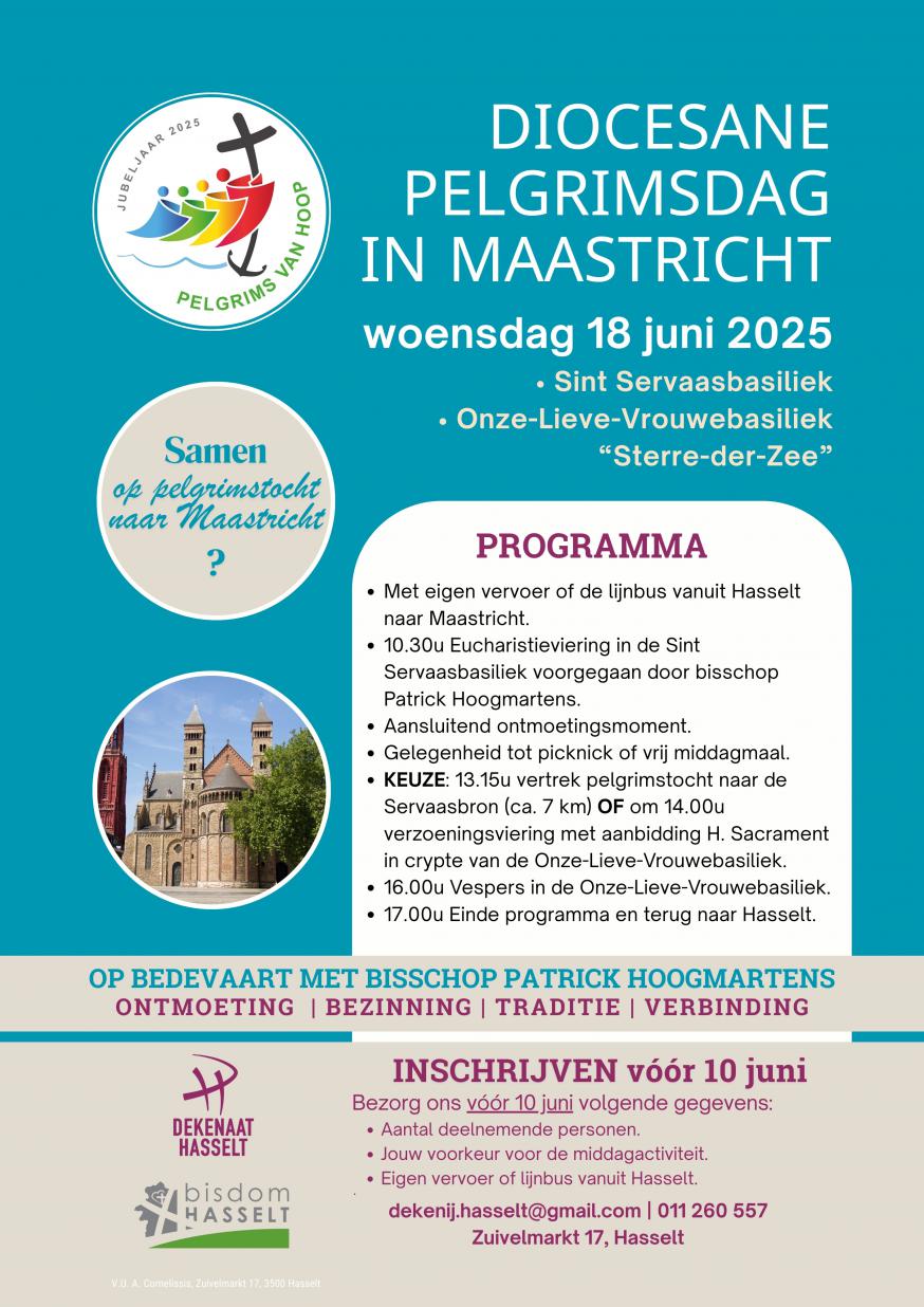 Diocesane pelgrimsdag op 18 juni 2025 © @Dekenaat Hasselt