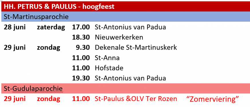 HH. Petrus & Paulus 