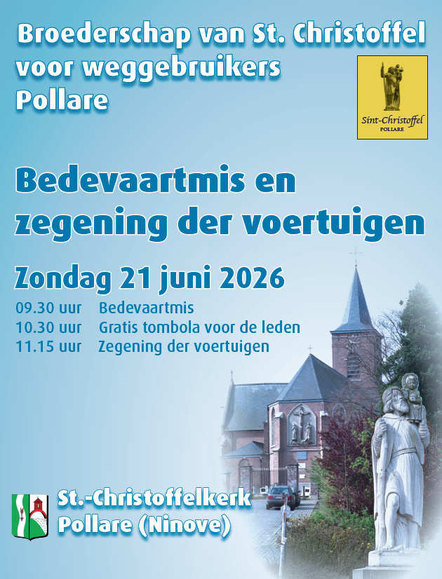 Autowijding in Pollare - 21 juni 2026 © ABC-drukkerij