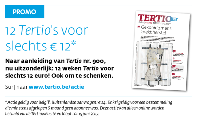 Tertio lanceert een abonnementsactie n.a.v. het 900ste nummer. © Tertio