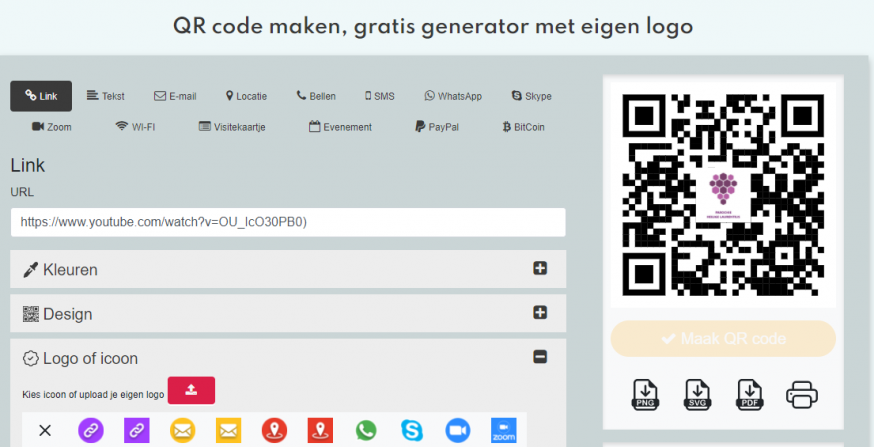 QR code maken 