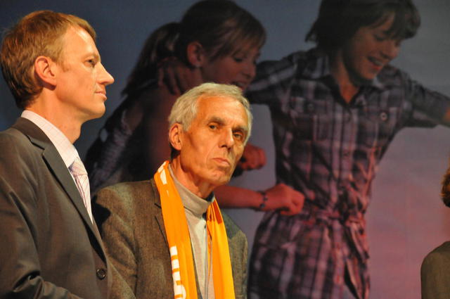 Konrad Raiser tijdens de Oecumenische Kirchentag van 2010 in Munchen © Philippe Keulemans