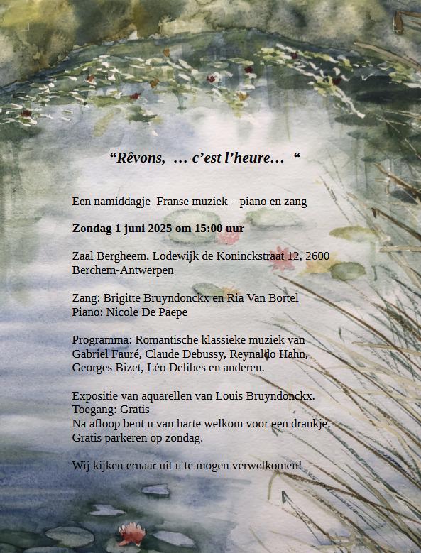 Rêvons, ... c'est l'heure... 