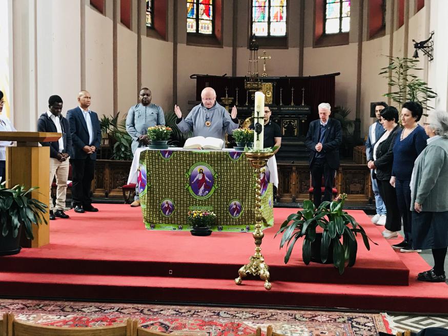 Opname in Regenboogkerk 8 juni 2020 © Bisdom Gent Opname in Regenboogkerk 8 juni 2020 © Bisdom Gent