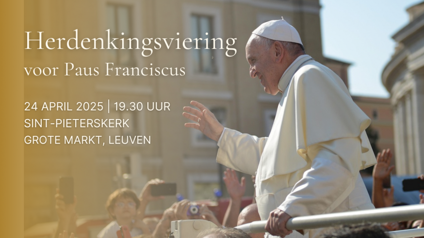 Herdenkingsviering voor Paus Franciscus 