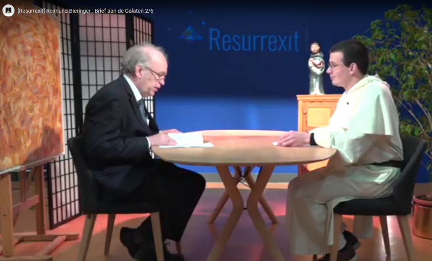 Prof Reimund Bieringer en dominicaan Anton-Marie Milh in Resurrexit, de videoreeks van de dominicanen © Dominicains.Tv Prof Reimund Bieringer en dominicaan Anton-Marie Milh in Resurrexit, de videoreeks van de dominicanen © Dominicains.Tv