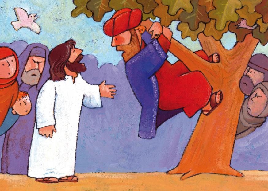 Jezus ontmoet Zacheus © Roel Ottow