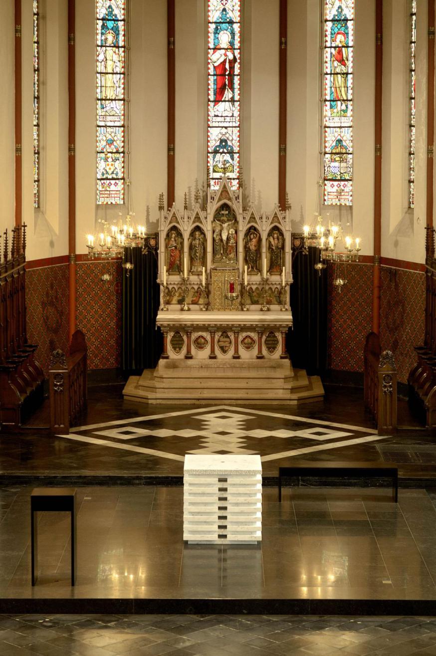 Altaar in de Sint-Eligiuskerk In Ruddervoorde 
