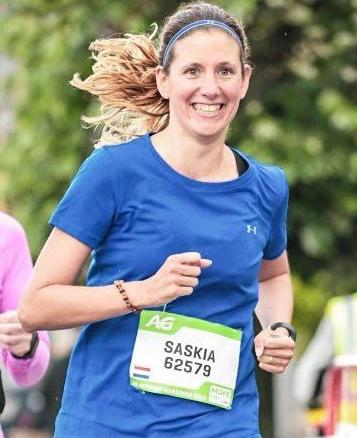 Saskia van den Kieboom liep al 2 marathons en meerdere andere lange afstandswedstrijden. 