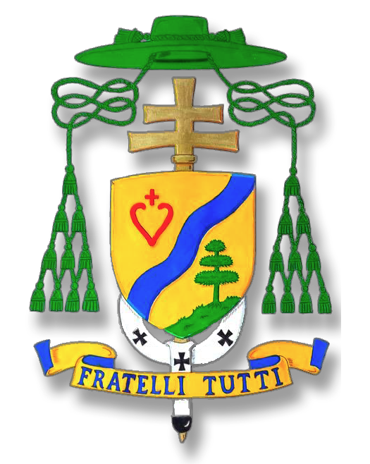 Het Heilig Hart van Jezus op het wapenschild van Mgr. Terlinden is geïnspireerd op dat van de heilige Charles de Foucauld. © J Bihin/Aartsbisdom