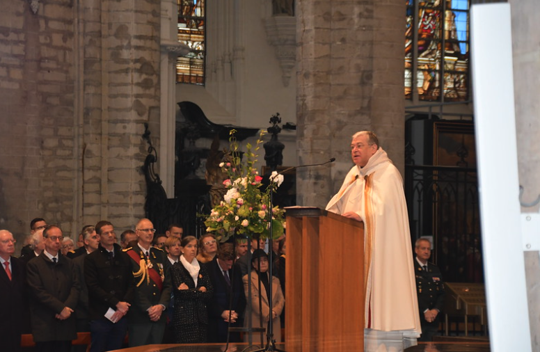 Benoît Lobet, deken van Brussel-Centrum en pastoor van de kathedraal. © Vicariaat Brussel
