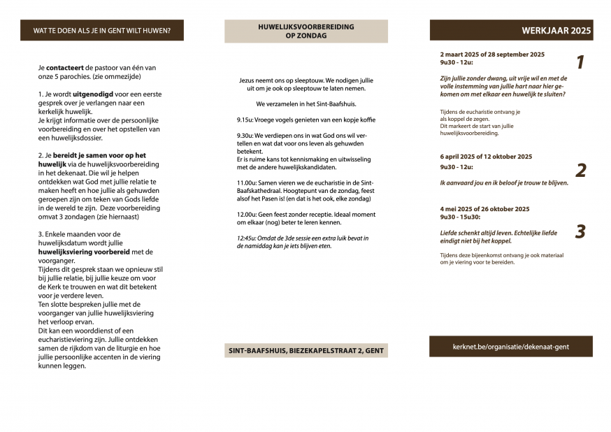 folder huwelijksvoorbereiding dekenaat © Schermafbeelding