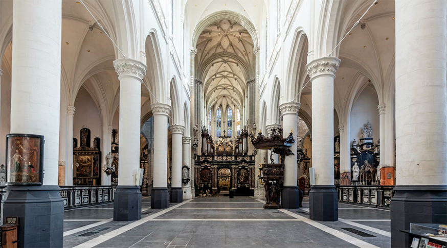 Restauratie Sint-Jacob de Meerdere kerk in Antwerpen © Sigrid Spinnox