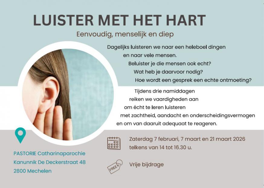 Luister met het hart 