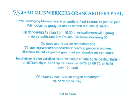 Mijnwerkers-Brancardiers 