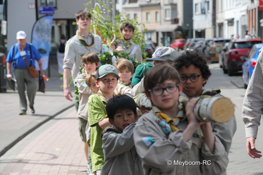 Meiboomplanting © Brusselse Gezellen van Sint-Laurentius : “Meyboom-RC”. 