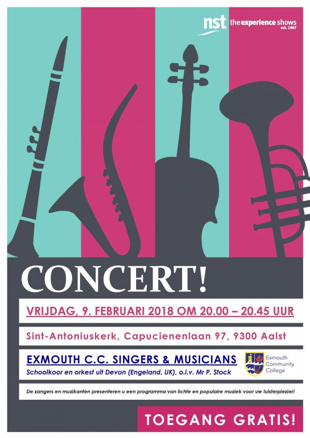 Concert door de Exmouth C.C. Singers & Musicians 